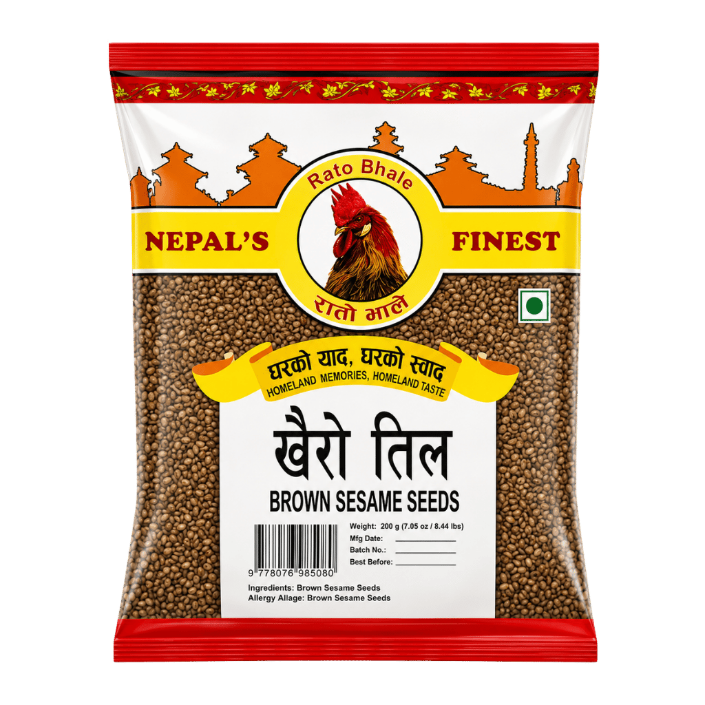 Rato bhale Brown Sesame Seeds 200 g buy online USA - 1
